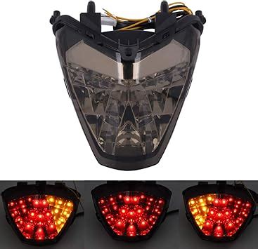 Led Motorcycle Rear Integrated Tail Signal Light Lamp Turn Signal And