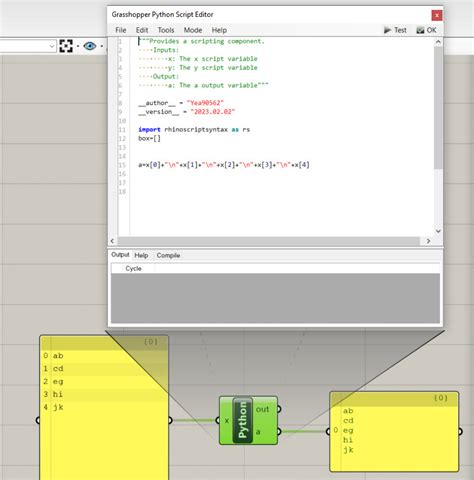 Ghpython Merge Multi Linetext Into One Column Grasshopper Developer