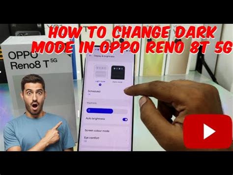 How To Change Dark Mode In Oppo Reno T G How To Set Dark Mode In