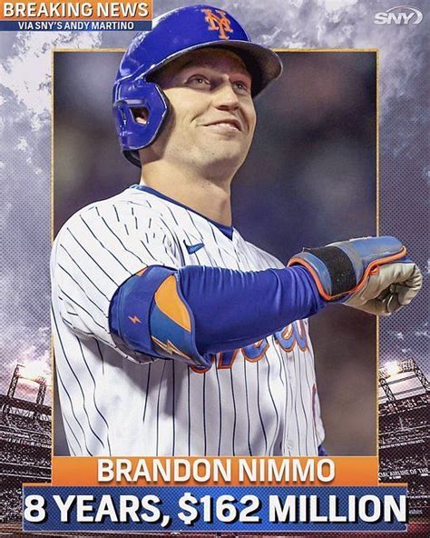 Brandon Nimmo Stats: A look at the newly signed Mets star's career numbers