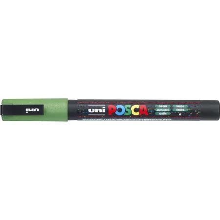 Posca Marker UNI POSCA PC-3M Glitter grün | duo-shop.de