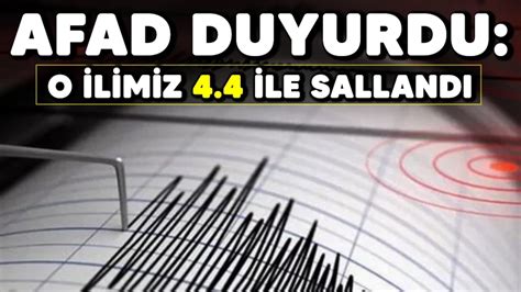 AFAD deprem meydana geldiğini duyurdu foto galerisi