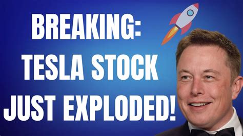 BREAKING TESLA STOCK JUST EXPLODED TSLA SPY ES NVDA QQQ AAPL