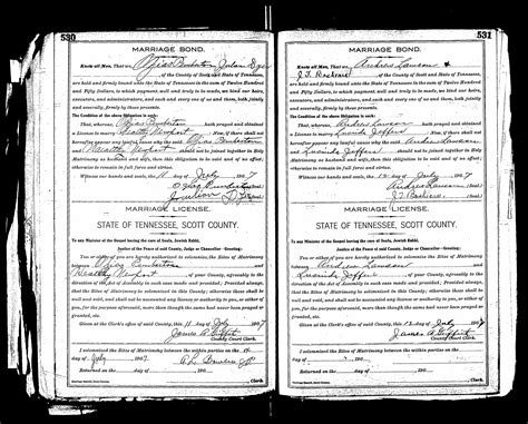 Marriage Record For Andrew J Lawson And Lucinda Jeffers