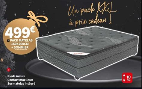 Promo Pack Matelas X Cm Sommier Chez Conforama Icatalogue Fr