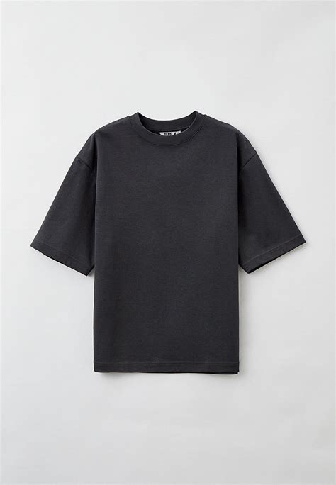 Футболка UNIQLO Uniqlo U AIRism с хлопком, цвет: серый, RTLACH258401 ...