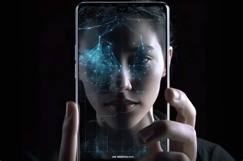 Premium Ai Image Cell Phone Of The Future Transparent Invisible