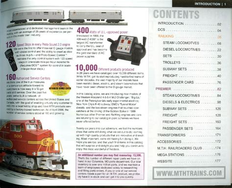 Mth Electric Trains Catalog 2006 V2 Railking Premier