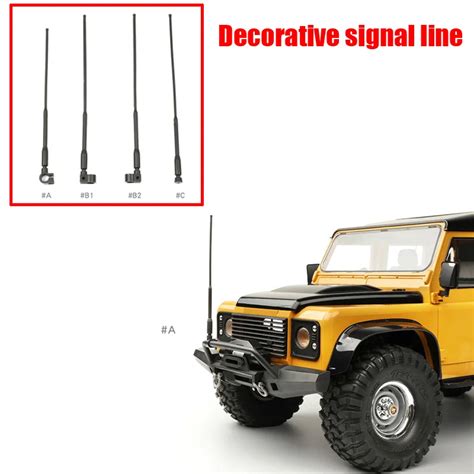 Simulated Antenna Decorative Signal Line For 1 10 1 18 Rc Crawler Car Traxxas Trx4 Defender