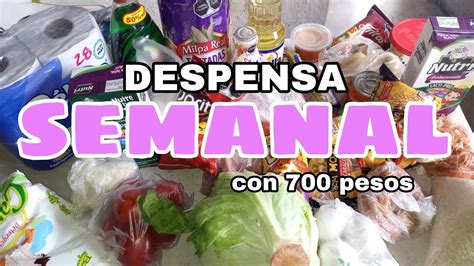 Despensa Quincenal Con Pesos Youtube