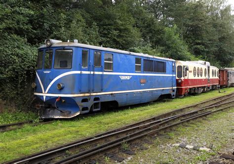 Eine Lok der Baureihe T47 in Jindřichův Hradec - Bahnbilder.de