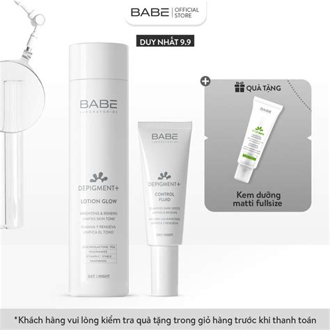 Bộ Đôi Lotion Và Kem Dưỡng Dưỡng Sáng Mờ Thâm Nám BABE DEPIGMENT