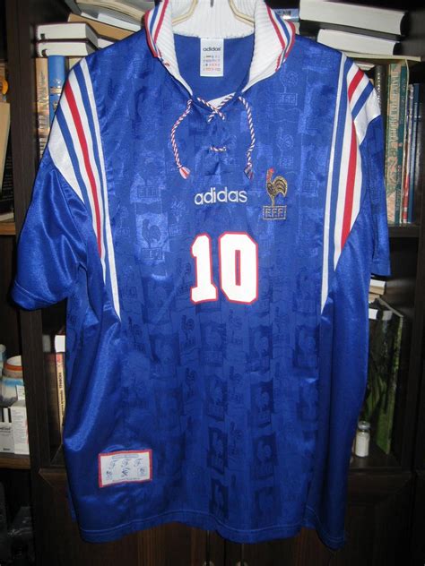 France Home Maillot De Foot 1996 1997