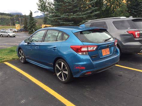 Spied In The Wild 2017 Subaru Impreza Hatchback The Fast Lane Car