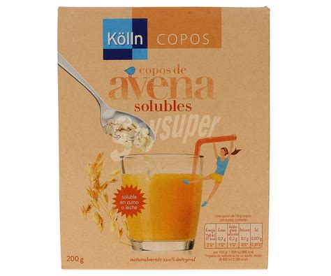 Kölln Copos de avena integral solubles 200 g