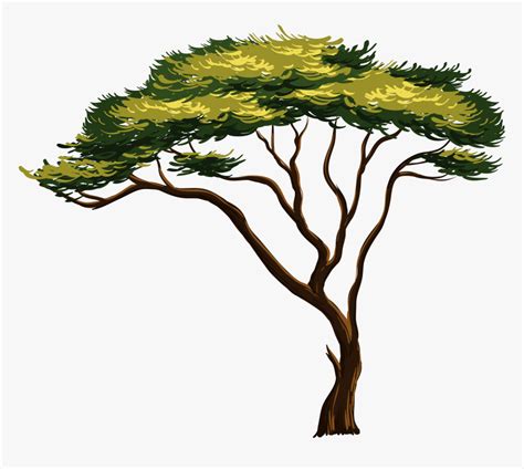 Transparent African Tree Clipart Africa Easy Drawings Tree HD Png