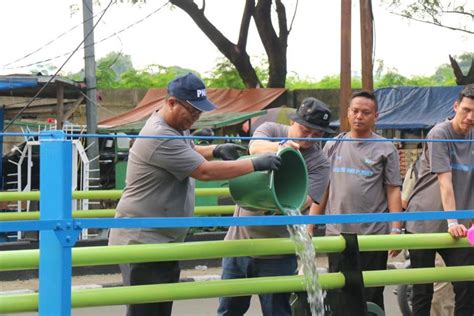 Sambut HUT Ke 24 PNM Lakukan Mitigasi Banjir Dengan Revitalisasi Kali