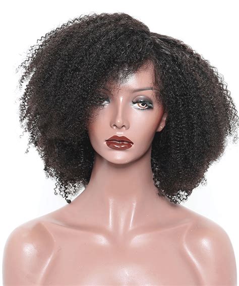 Silk Top Wigs Natural Scalp Afro Kinky Curly Full Lace Wigs