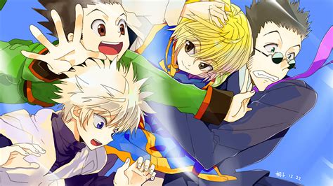 Image Gon Killua Kurapika Loerio Hunter X Hunter 2011 Wallpaper Hunter X Hunter Couples