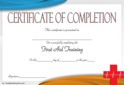 First Aid Certificate Template Free Greatest Choices Fresh