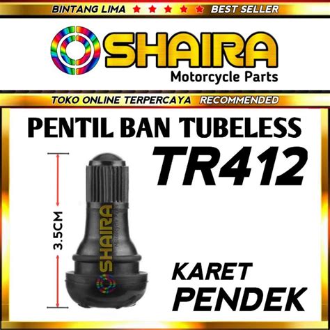 Jual Pentil Tubles Pentil Tubeless Karet Pendek Motor Mobil Tr