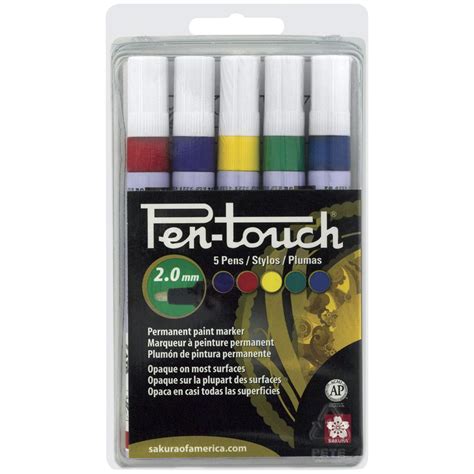 Departments Sakura Pen Touch Paint Marker 2 0mm 5 Set Color