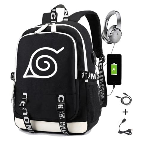 Mochila De Regreso A La Escuela Anime Naruto Uzumaki Sharingan Teen