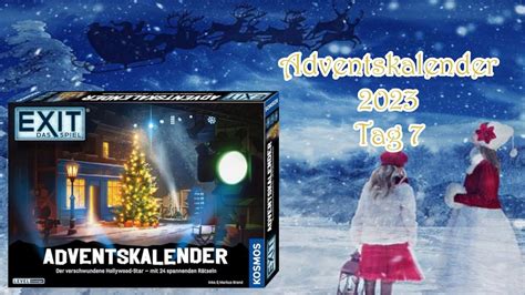 Exit Adventskalender Tag Nr Youtube