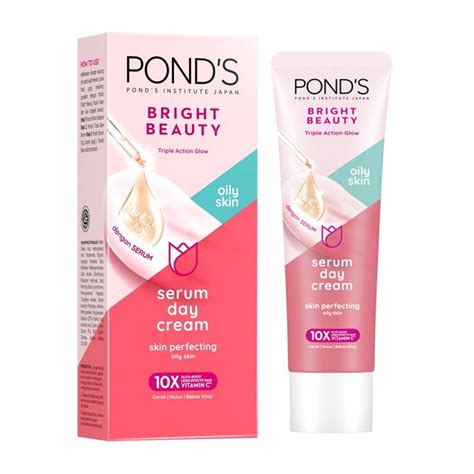 Jual Ponds Bright Beauty Serum Day Cream For Oily Skin 20gr HBHoz