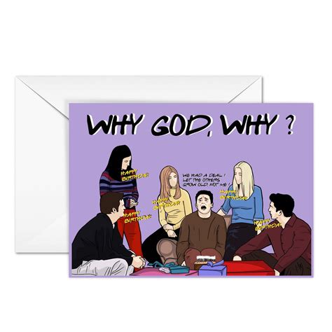 Friends Joey 30 Yo Why God Why Birthday A6 Etsy Canada