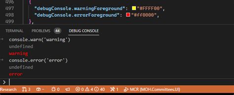 Javascript Typescript Debug Console Treats Warnings As Errors · Issue 173545 · Microsoft Vscode