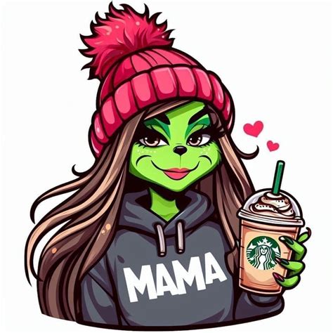 Mrs Grinch Woman Svg Png Eps Funny Christmas Design Cricut Clipart