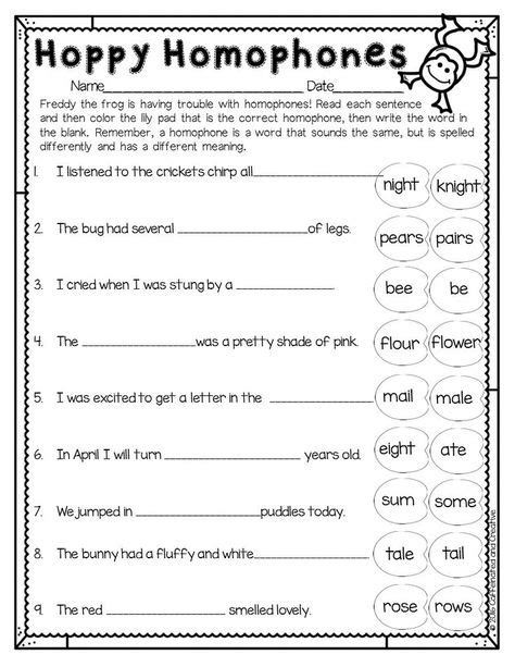 18 Homophones worksheets ideas | homophones worksheets, homophones ...