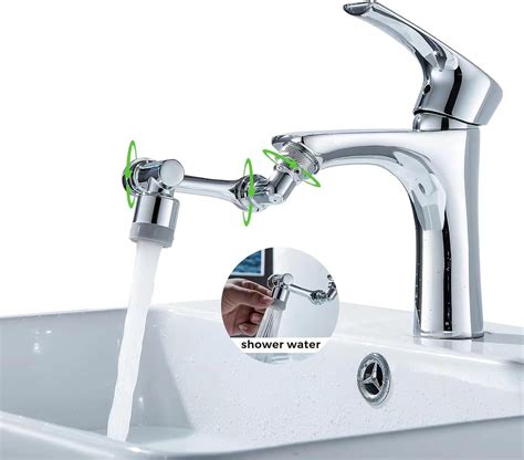 Faucet Extender Large Angle Faucets Aerator Universal Splash