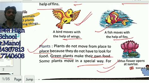 Manojavamclasses Living And Non Living Things Class 3 Science Chapter 1 Lecture 1 By Manoj Sir