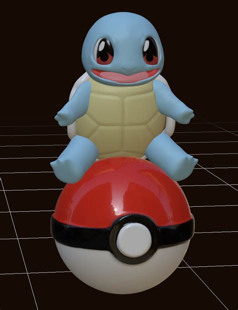 Archivo Stl Squirtle 🎲・diseño Imprimible En 3d Para Descargar・cults