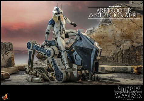 Hot Toys TMS 90 91 Star Wars The Clone Wars ARF Trooper 501st Legion AT RT Hot Toys