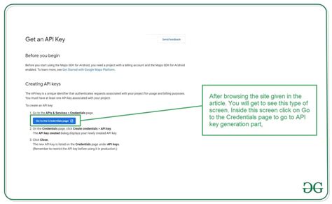 How To Generate API Key For Using Google Maps In Android GeeksforGeeks