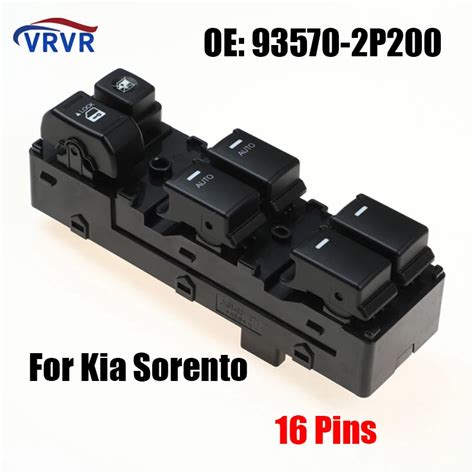 93570 2p200 Front Left Side Electric Window Master Switch For Kia