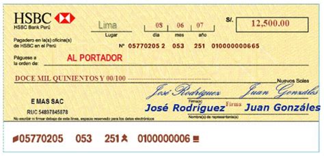 Ejemplo De Cheque Al Portador Hot Sex Picture Porn Sex Picture