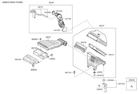 D Genuine Kia Shield Air Intake