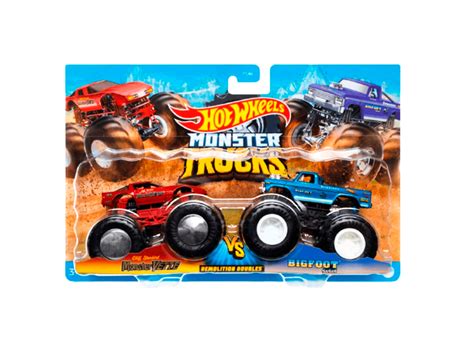 Ігровий набір Hot Wheels Monster Trucks Monster Vette VS Bigfood FYJ64 HDG15 купити в Києві