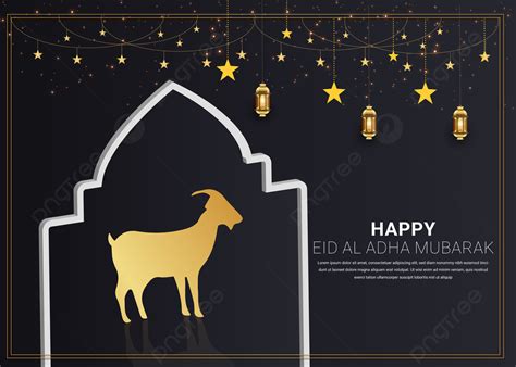 Islamische Eid Al Adha Illustration Eid Al Adha Islamisch Happy