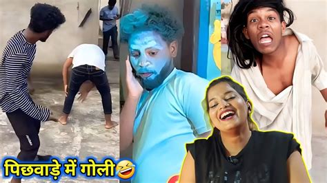 पिछवाड़े में गोली🤣 Suraj Rox Funny Comedy The Comedy Kingdom Reaction Bhojpuri Chilliz 2