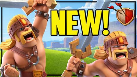 New Troop Clash Of Clans Update Super Barbarians Youtube