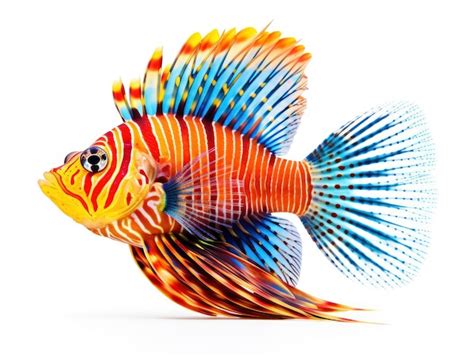 Premium Ai Image Tropical Colorful Fish Professional Photo Isolated