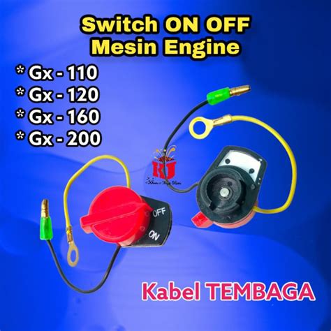 Jual Saklar Switch On Off Mesin Engine Gx Gx Gx Gx