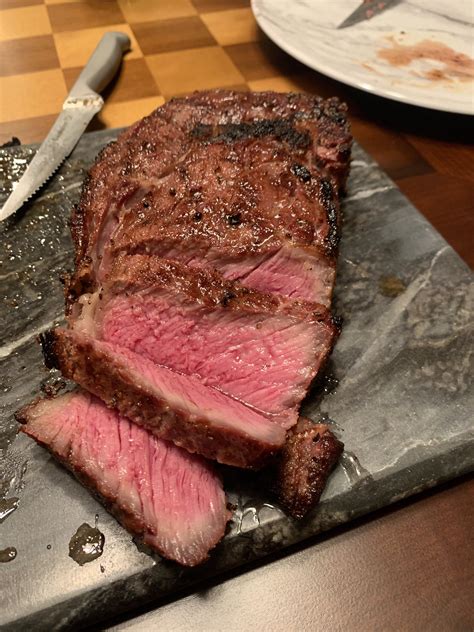 Big Green Egg Reverse Sear More In Comments R Steak