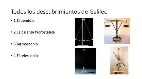 Galileo Galilei Descubrimientos M S Importantes