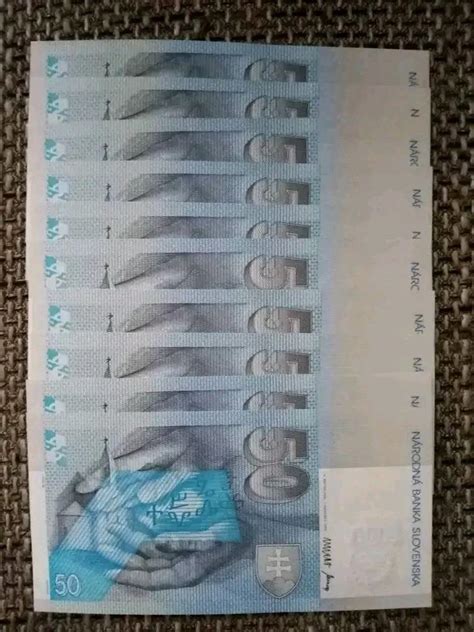 Bankovka 50 Korun Slovenska Republika 1993 UNC Bimilenium 2000 Serie A